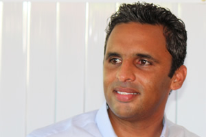 David Sita, candidat à l’Étang-Salé