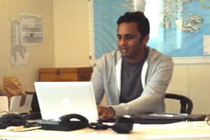 David Sita au travail